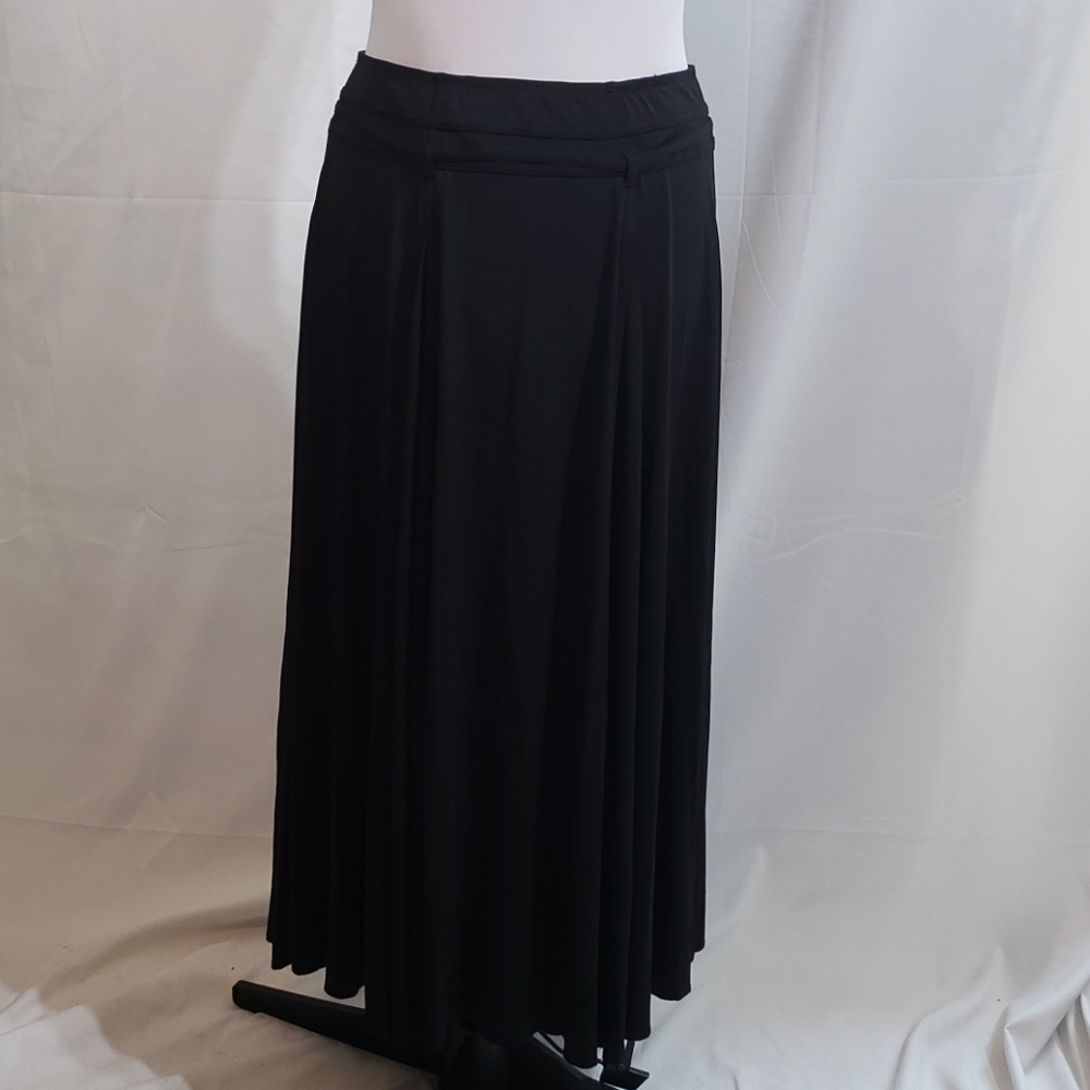 EUC Lapis Black A-line Maxi Skirt Small